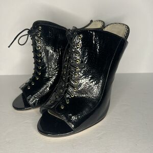 Bebe St. Tropez Mule In Black TP094 Size 8